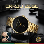 Montre Minimaliste CRRJU 2150 : Acier Inoxydable